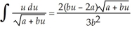 Use the table below to determine    dx.Indicate the formula number employed. I.    + C II.    + C III.        + C IV.    + C