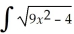 Use the table below to determine    dx.Indicate the formula number employed. I.    + C II.    + C III.        + C IV.    + C