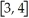 Suppose that the points (3,2),(3.25,2.5),(3.5,2.25),(3.75,2)and (4,1.5)lie on the graph of the continuous function f,where f(x)≥ 0.Use Simpson's rule and all of the given points to approximate the area between the graph of f and the x-axis on the interval    .