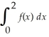 Suppose the points (0,2) ,(1,3) and (2,0) lie on the graph of the continuous function f.Using the trapezoidal rule and all of these points,an approximation to   is A)  2. B)  4. C)  6. D)  8. E)  10.