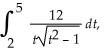 The velocity of an object is given by V(t)=    ,where t is the time in seconds and V(t)is the speed in feet/sec.Use n = 6 and the trapezoidal rule to approximate    the distance moved over the interval    .