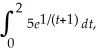 It is estimated that service industries will grow at the rate of R'(t)= 5    where t is the time in decades and R(t)is the percent of (non-farming)workers who are employed in the service industry.If 30 percent of the (non-farming)workers are now in the service industry,then use Simpson's rule and n = 4 to approximate 30 +    the percentage of workers who are working in the service industry in 2 decades.