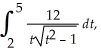 The velocity of an object is given by V(t)=    ,where t is the time in seconds and V(t)is the speed in feet/sec.Use n = 6 and Simpson's rule to approximate    the distance moved over the interval    .