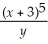 Solve the differential equation    =    subject to y(-2)= 1,y > 0.