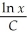If   =   Where x > 0 and y > 0,then y = A)  ln(x)  + C. B)    ln(x)  + C. C)    D)    E)   