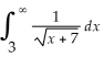 Either find the value of    or show that it diverges.