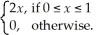 The random variable X has density function f(x)=    Find (a)P    and (b)P    .
