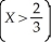 The random variable X has density function f(x)=    Find (a)P    and (b)P    .