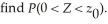If Z has a standard normal random variable and P(Z >    )= 0.4539,  