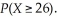 Suppose X has binomial distribution with n = 100 and p =    .Using the normal approximation,find (a)    and (b)  