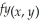 If f(x,y)= find