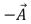 The vector   is: A) greater than   in magnitude B) less than   in magnitude C) in the same direction as   D) in the direction opposite to   E) perpendicular to  