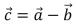 The vectors   ,   , and   are related by   .Which diagram below illustrates this relationship?   A) I. B) II. C) III. D) IV. E) None of these