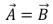 Vectors   and   lie in the xy plane.We can deduce that   if: A) A<sub>x</sub><sup>2</sup> + A<sub>y</sub><sup>2</sup> = B<sub>x</sub><sup>2</sup> + B<sub>y</sub><sup>2</sup> B) A<sub>x</sub> + A<sub>y</sub> = B<sub>x</sub> + B<sub>y </sub> C) A<sub>x</sub> = B<sub>x</sub> and A<sub>y</sub> = B<sub>y </sub> D) A<sub>y</sub><sub> </sub>/A<sub>x</sub> = B<sub>y</sub><sub> </sub>/B<sub>x </sub> E) A<sub>x</sub> = A<sub>y</sub> and B<sub>x</sub> = B<sub>y </sub>