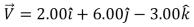 Let   .The magnitude of   is: A) 5.00 B) 5.57 C) 7.00 D) 7.42 E) 8.54