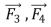 The figure shows forces acting on a meter stick, which is constrained to rotate around the axis indicated by the dot    Which force(s) create a positive torque around that axis?   A)    only B)    and   C)    only D)    ,   and   E)    only