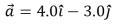 A 2.0-kg block starts from rest on the positive x axis 3.0 m from the origin and thereafter has an acceleration given by   in m/s<sup>2</sup>.The torque, relative to the origin, acting on it at the end of 2.0 s is: A) 0 N∙m B) (-18 N∙m)    C) (+24 N∙m)    D) (-144 N∙m)    E) (+144 N∙m)   
