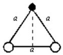  Two particles with charges Q and -Q are fixed at the vertices of an equilateral triangle with sides of length a.If k = 1/4  \pi   , the work required to move a particle with a charge q from the other vertex to the center of the line joining the fixed charges is:   A) 0 B) kQq/a C) kQq/a<sup>2</sup> D) 2kQq/a E)    