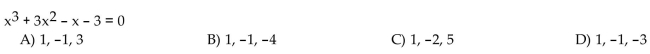Solve the polynomial equation by factoring.  <div style=padding-top: 35px> 