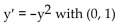 Obtain a slope field and add to its graphs of the solution curves passing through the given points.