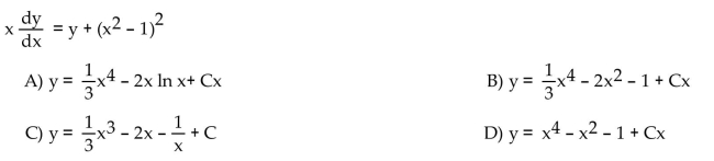 Solve the differential equation.