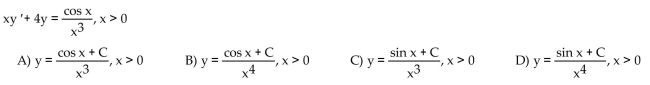 Solve the differential equation.
