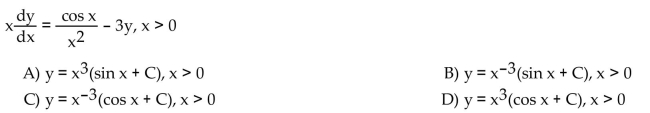 Solve the differential equation.