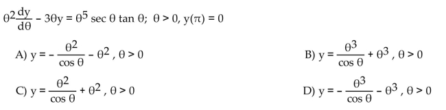 Solve the initial value problem.