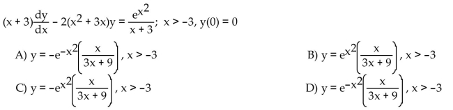 Solve the initial value problem.