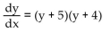 <strong>Identify equilibrium values and determine which are stable and which are unstable. </strong> A) y = 4 is a stable equilibrium value and y = -5 is an unstable equilibrium. B) y = -5 is a stable equilibrium value and y = 4 is an unstable equilibrium. C) y = -4 is a stable equilibrium value and y = 5 is an unstable equilibrium. D) y = 5 is a stable equilibrium value and y = 4 is an unstable equilibrium.