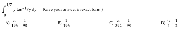 Evaluate the integral.
