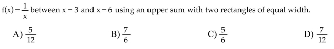 Use a finite approximation to estimate the area under the graph of the given function on the stated interval as instructed.