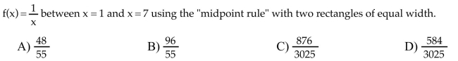 Use a finite approximation to estimate the area under the graph of the given function on the stated interval as instructed.