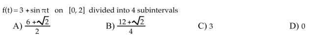 Use a finite sum to estimate the average value of the function on the given interval by partitioning the interval and evaluating the function at the midpoints of the subintervals.