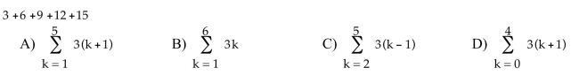 Express the sum in sigma notation.