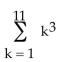 <strong>Evaluate the sum. </strong> A) 1584 B) 506 C) 1331 D) 4356
