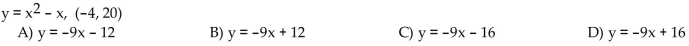 Find an equation for the tangent to the curve at the given point.  <div style=padding-top: 35px> 