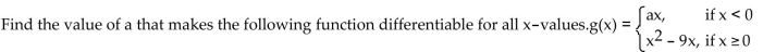 Provide an appropriate response. -  A)  -9 B)  0 C)  9 D)  81