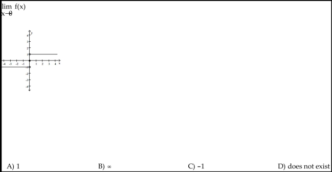Use the graph to evaluate the limit.  <div style=padding-top: 35px> 