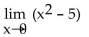 <strong>Find the limit.  </strong> A) 5 B) does not exist C) -5 D) 0 <div style=padding-top: 35px> 