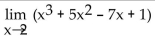 <strong>Find the limit.  </strong> A) does not exist B) 0 C) 29 D) 15 <div style=padding-top: 35px> 