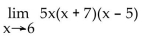 <strong>Find the limit if it exists.  </strong> A) 330 B) -4290 C) -330 D) 30 <div style=padding-top: 35px> 