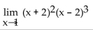 <strong>Find the limit if it exists.  </strong> A) 243 B) -9 C) -1 D) 27 <div style=padding-top: 35px> 