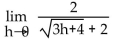 <strong>Find the limit, if it exists.  </strong> A) Does not exist B) 1/2 C) 1 D) 2 <div style=padding-top: 35px> 