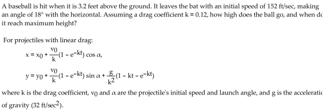 <strong>Provide an appropriate response. </strong> A) Maximum height = 3.48 feet; B) Maximum height = 0.21 feet; time to maximum height = 0.05 sec time to maximum height = -0.21 sec C) Maximum height = 3.51 feet; D) Maximum height = 8.71 feet; time to maximum height = 0.02 sec time to maximum height = 0.74 sec