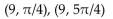 <strong>Determine if the given polar coordinates represent the same point. </strong> A) Yes B) No