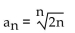<strong>Find the limit of the sequence if it converges; otherwise indicate divergence.  </strong> A) ln 2 B) 1 C) 0 D) Diverges <div style=padding-top: 35px> 