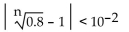 <strong>Find the smallest value of N that will make the inequality hold for all n > N.  </strong> A) 25 B) 23 C) 27 D) 20 <div style=padding-top: 35px> 