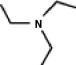 A common inactive ingredient in products such as sunscreen lotions and shampoo is triethyl amine,also known as TEA.Which of the following is the chemical structure for this compound?         (a) (b) (c) (d)  A) a B) b C) c D) d
