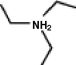 A common inactive ingredient in products such as sunscreen lotions and shampoo is triethyl amine,also known as TEA.Which of the following is the chemical structure for this compound?         (a) (b) (c) (d)  A) a B) b C) c D) d